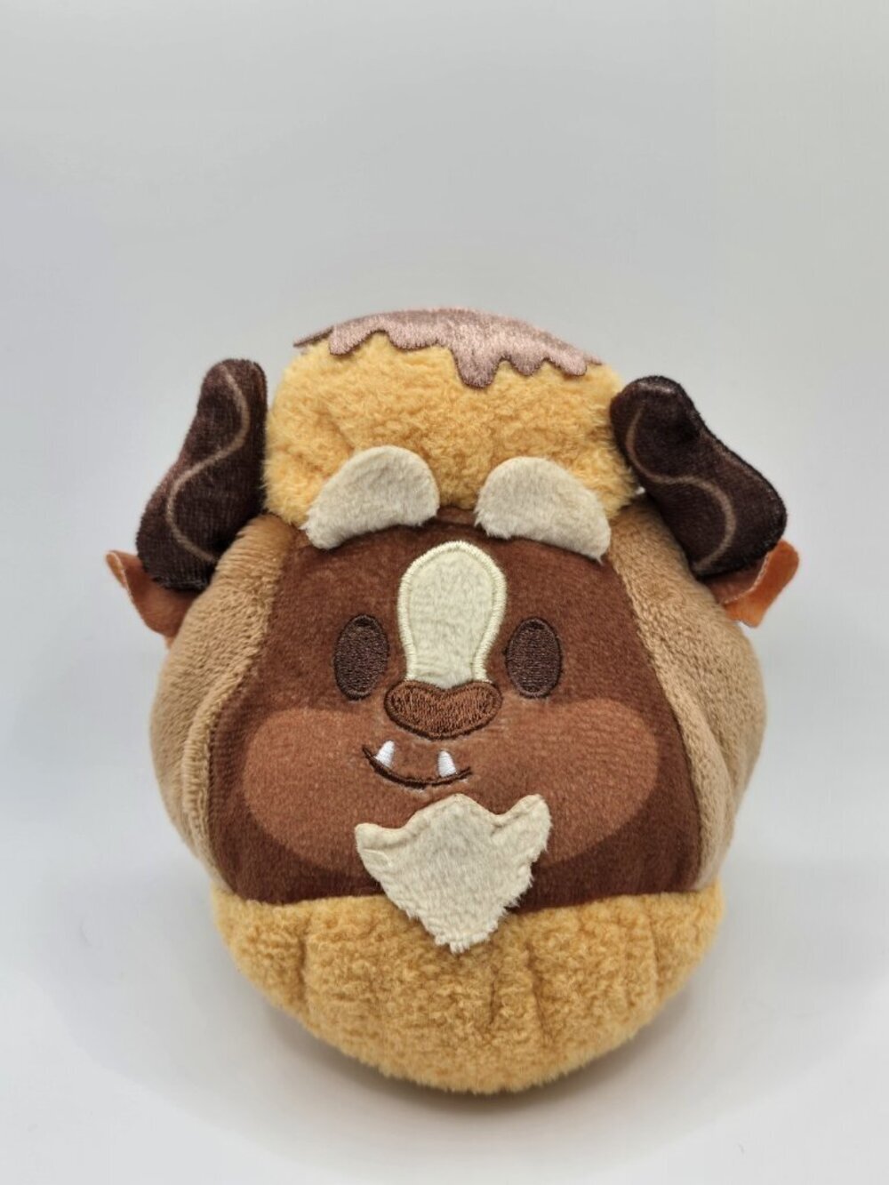 Disney Munchlings Plush Triple Chocolate Creme Puff Beast Beauty & The Beast 4"